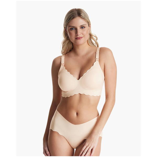 MomcozyMomcozy   YN46 Jelly Strip nahtloser Push-up Still BH beige XL