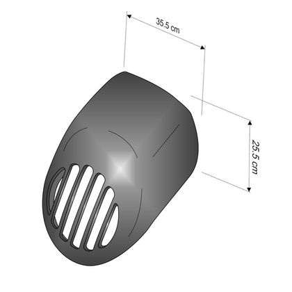 Protection Phare CustomAcces WARRIOR - Noir