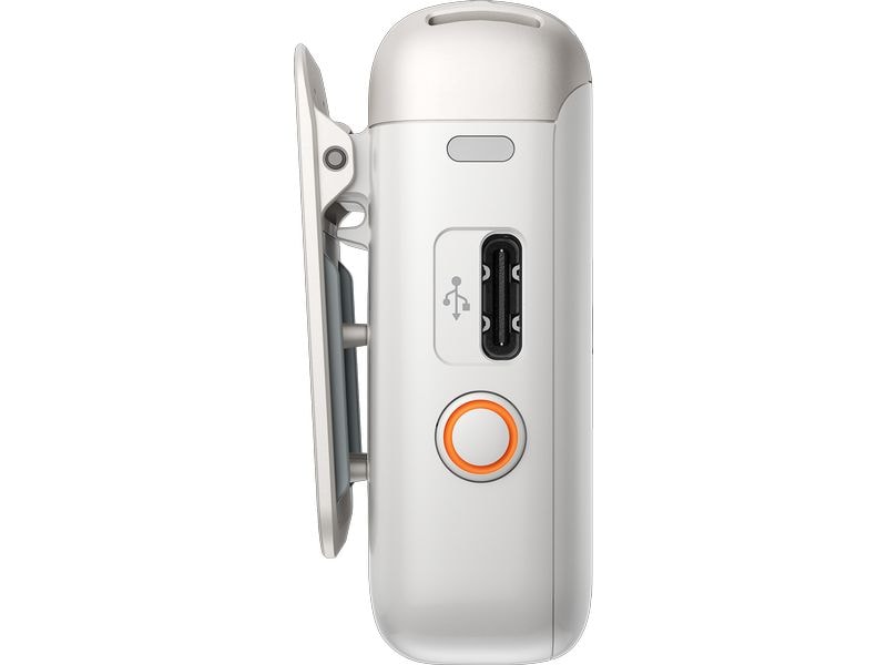 DJI Mikrofon Mic 2 Transmitter Perlweiss Profiklang im Taschenformat