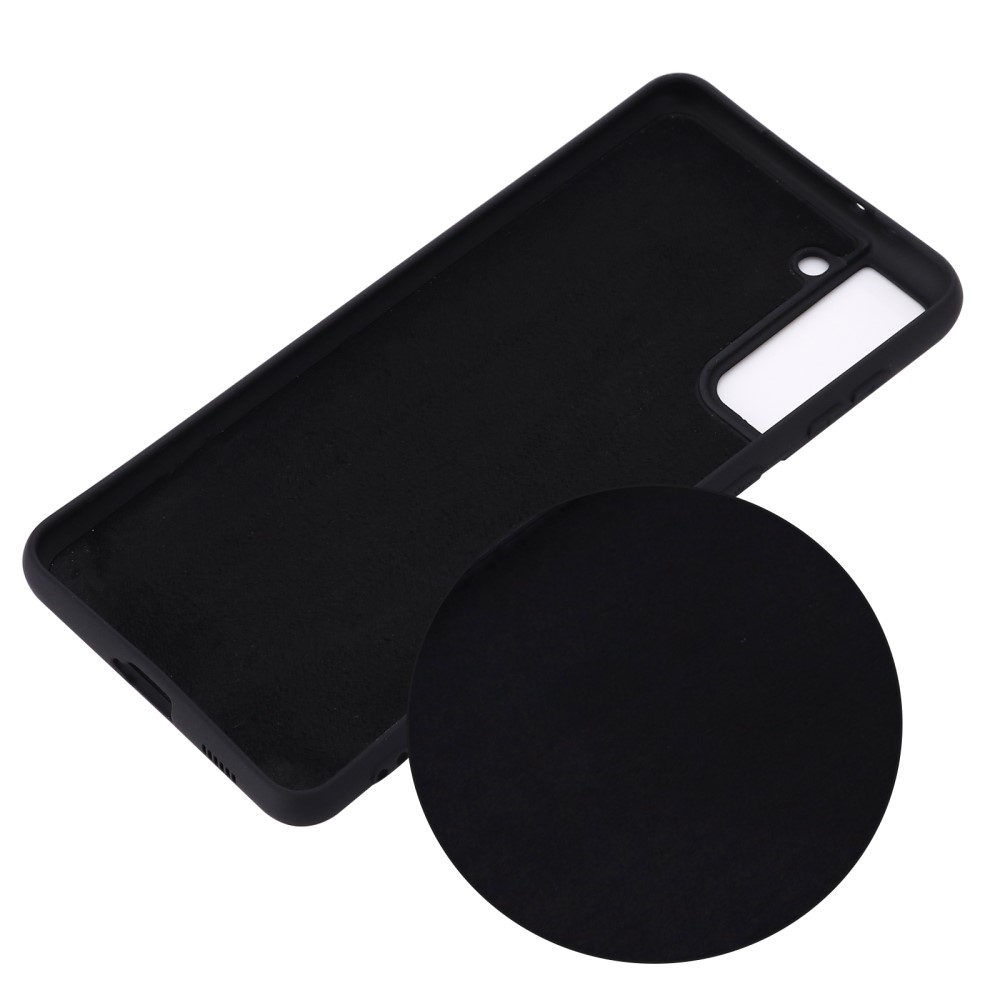 Samsung Galaxy S21 5G Silikon Case Hülle - Schwarz