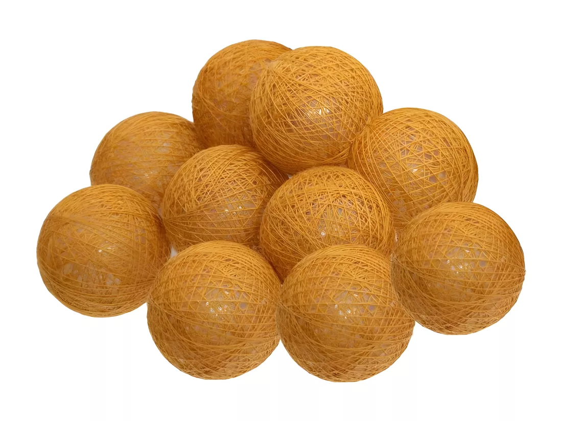 Guirlande PVC ocre 3.5 x 255 cm