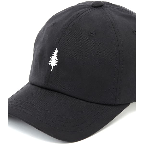 Casquette TENTREE TREE EMBROIDERY TENCEL PEAK HAT METEORITE BLACK