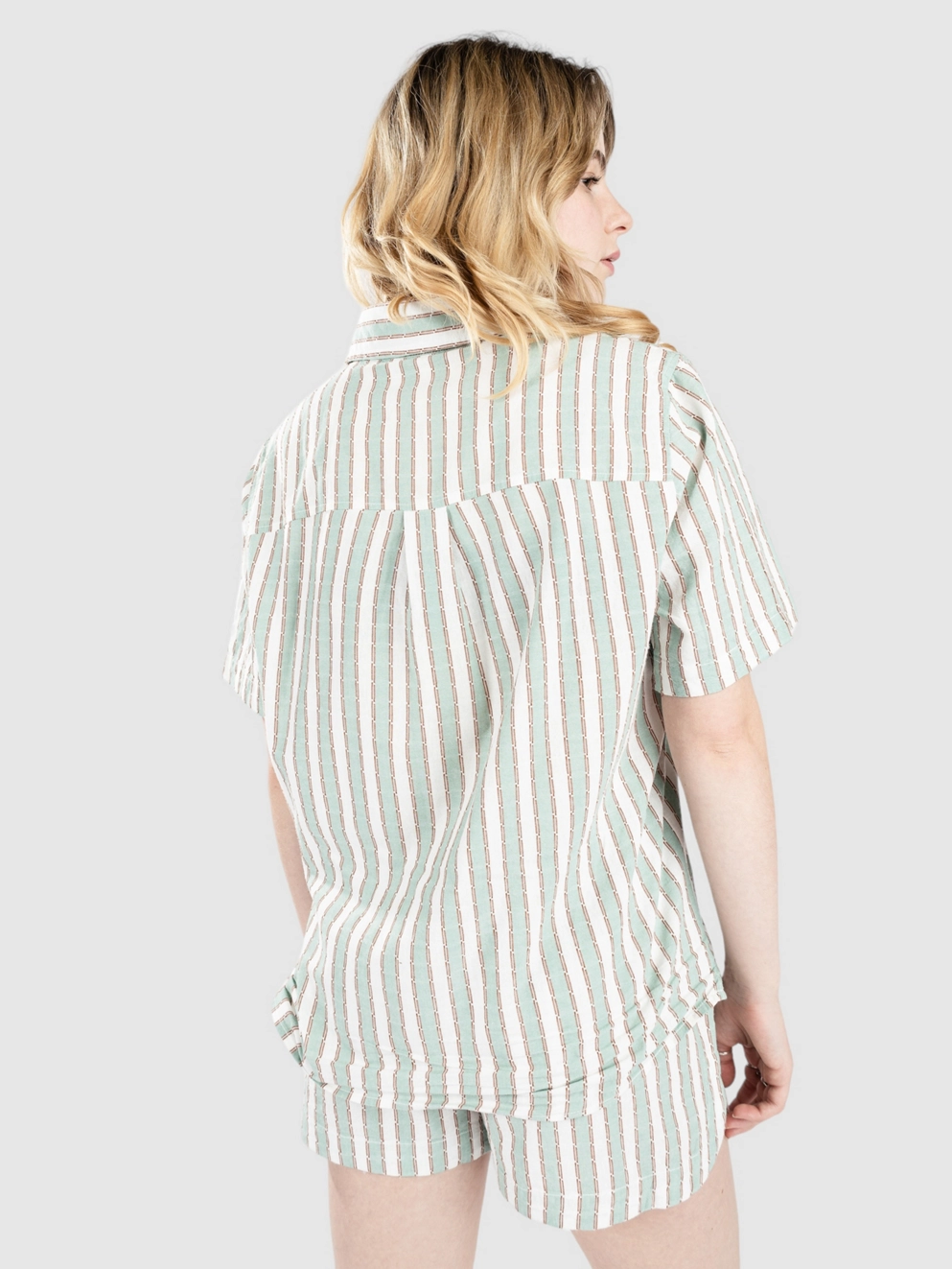 Rhythm Joelene Short Shirt sea green
