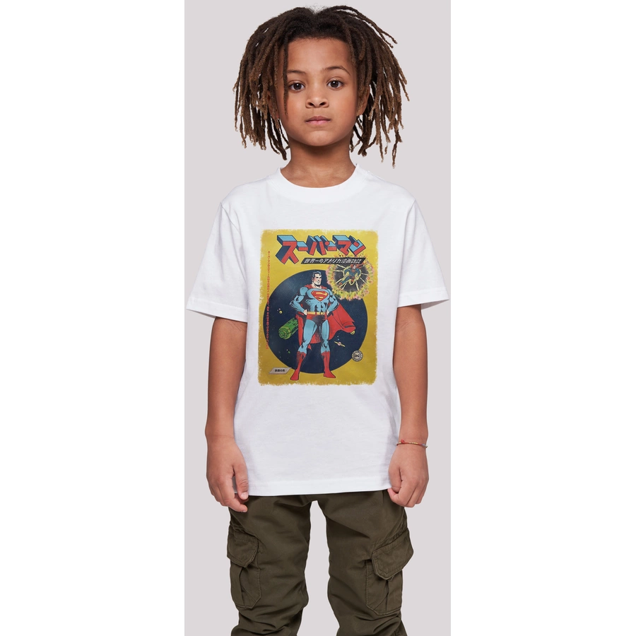 F4NT4STIC T-Shirt DC Comics Superman International Cover weiß