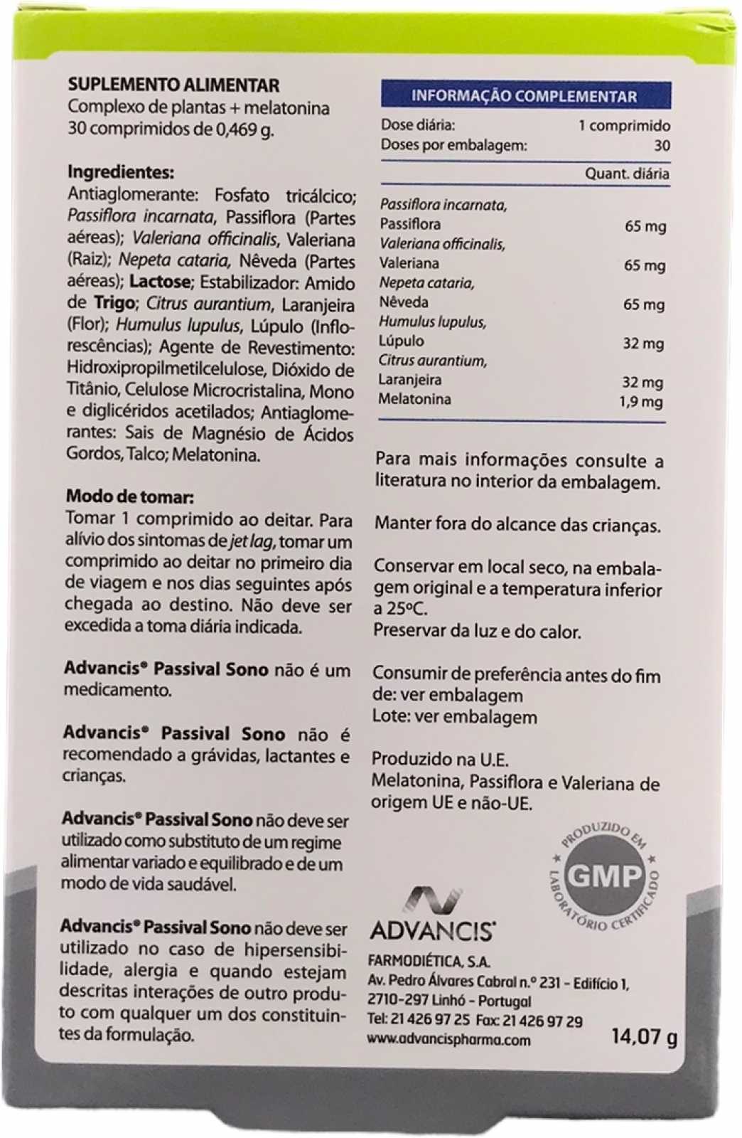 Advancis Passival Sleep 30 comprimidos