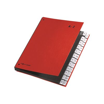 Pagna - Trieur alphabétique 24 positions - rouge