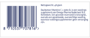 Davitamon Vitamine C Time Release Tabletten 42TB