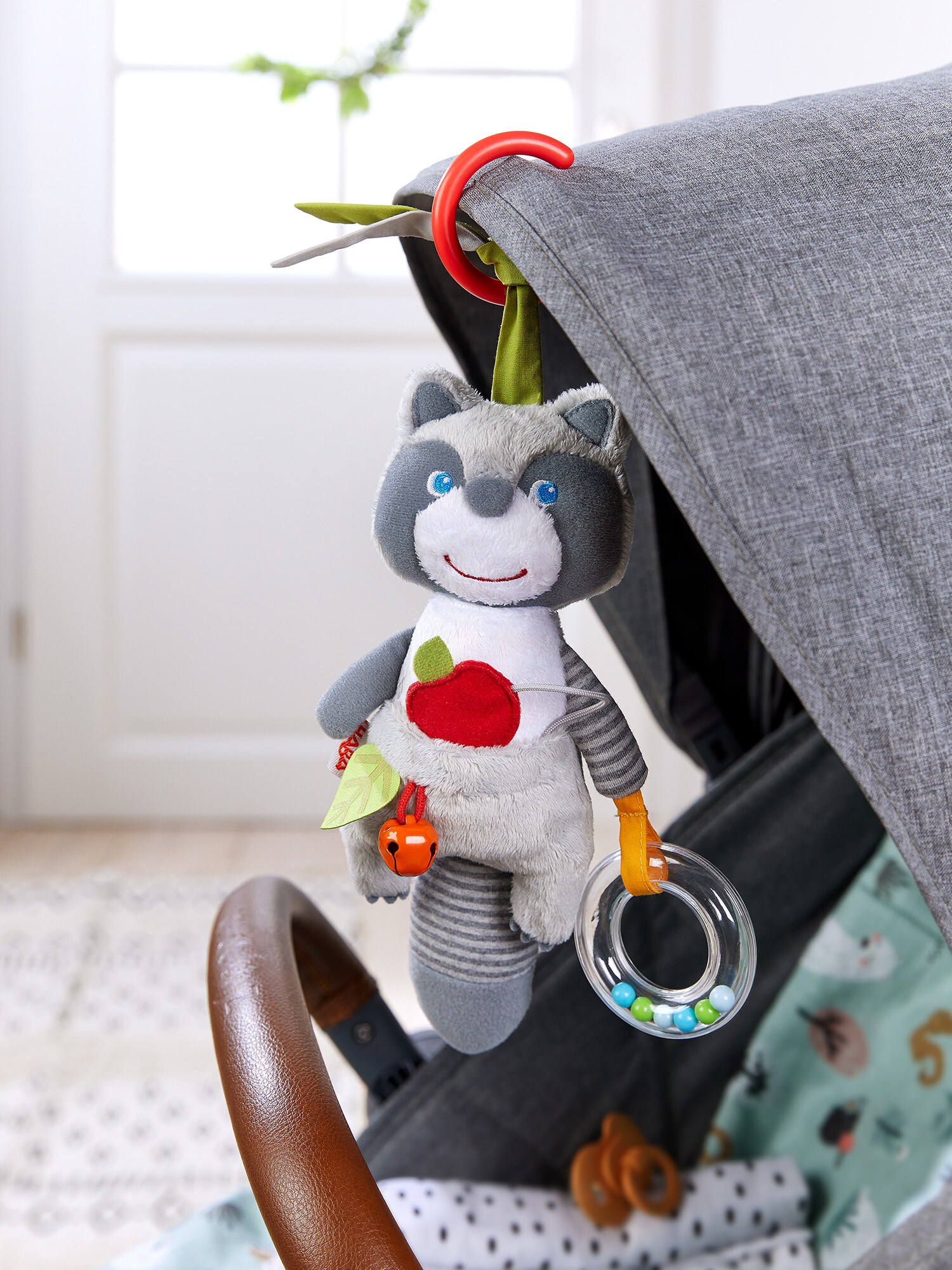 HABA Unisex Stoffpuppe Entdeckerfigur Waschbär 1er Pack