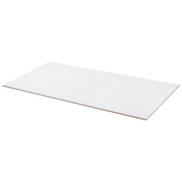 MDF plaat wit gegrond 122x61 cm dikte 9 mm