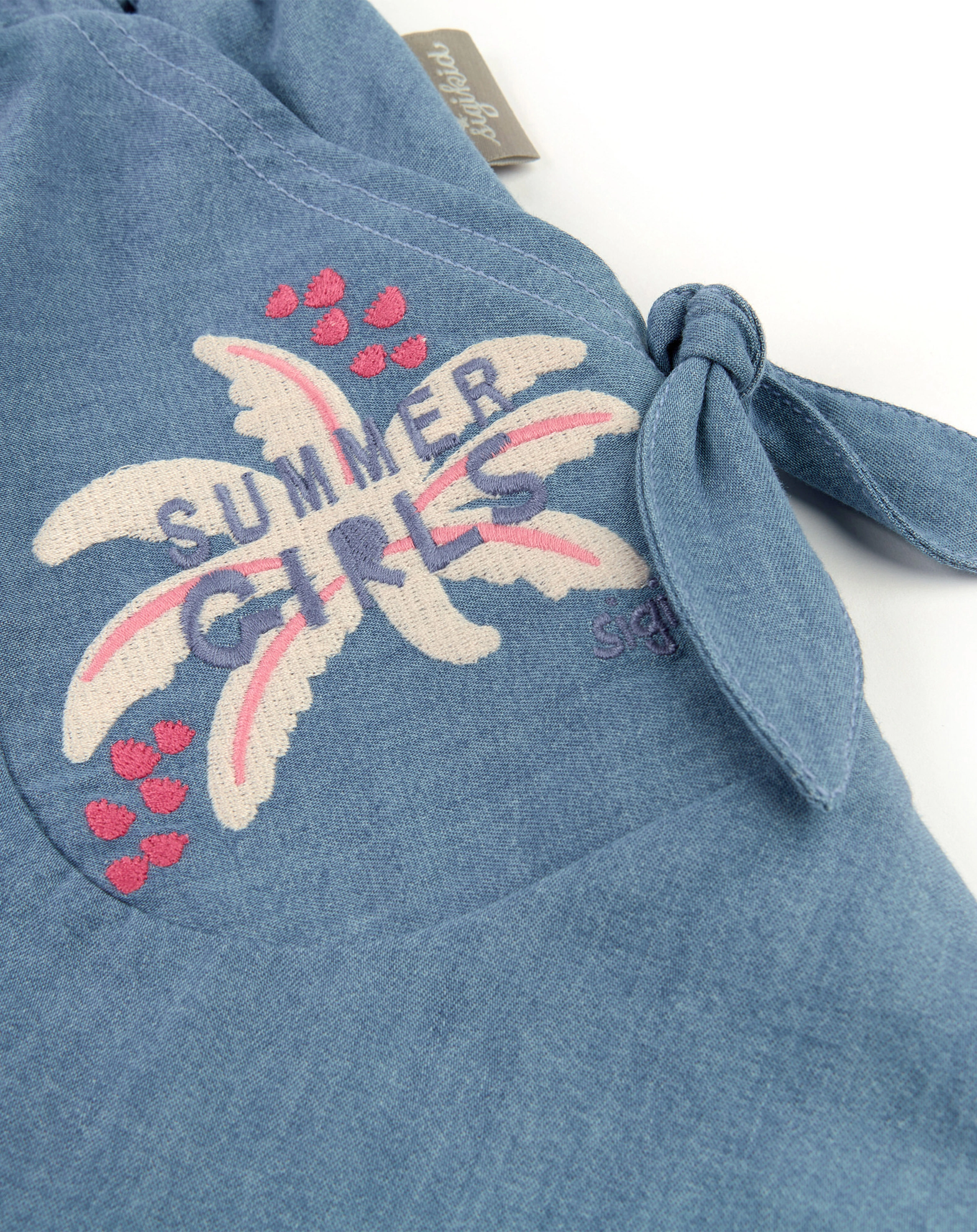 Falten-Rock SUMMER in jeansblau