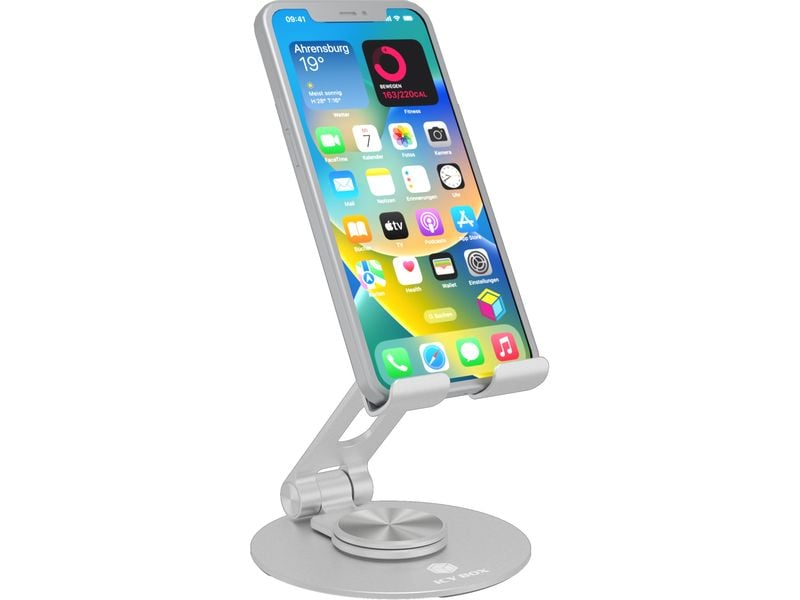 ICY BOX Halterung IB-TH201-R Tablet-Halterung mit flexiblem Winkel
