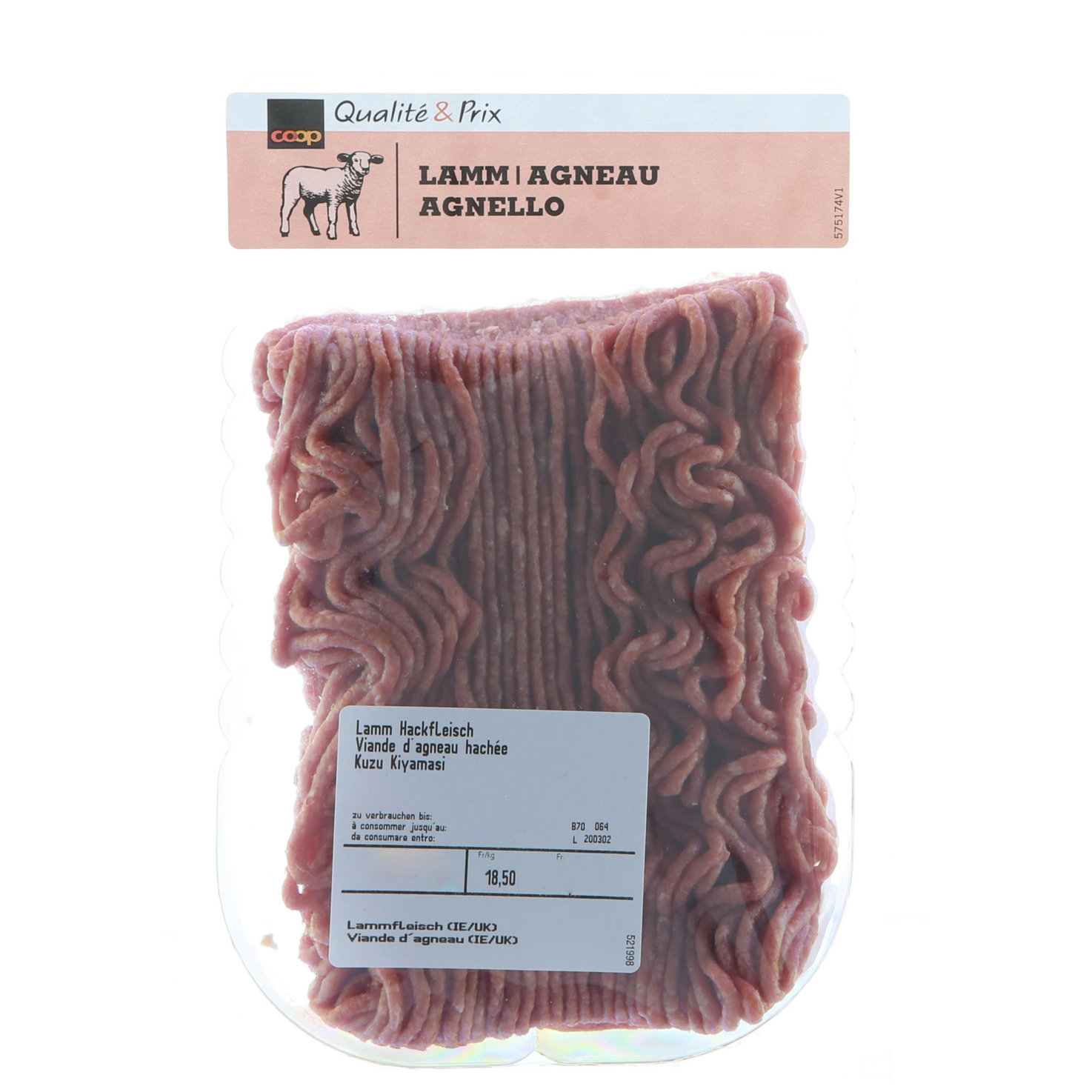 Hackfleisch Lamm ca. 300g