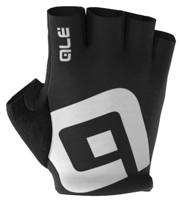 Gants Courts Unisexe Alé Air Noir/Blanc