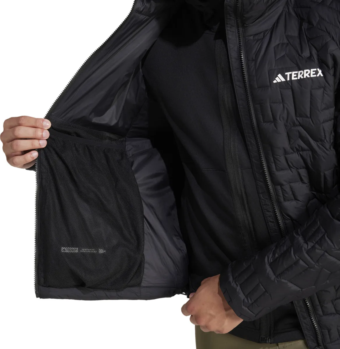 Adidas Terrex Xperior PrimaLoft Loose Fill Insulated Hooded Black