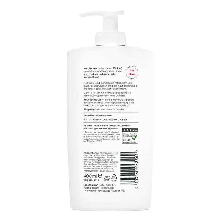 Sebamed Akut Lotion Urea 5% parfumfrei, 400 ml