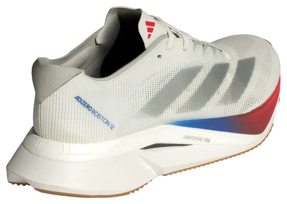 Chaussures adidas adizero Boston 12 Blanc Bleu Femme