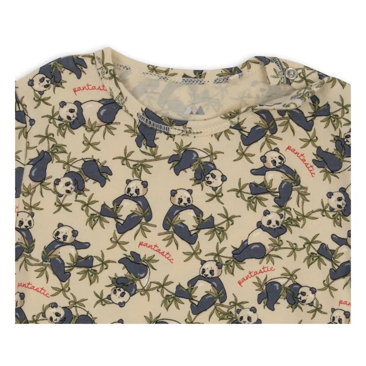 Konges Sløjd Body Manches Courtes Basic Coton Bio | Beige