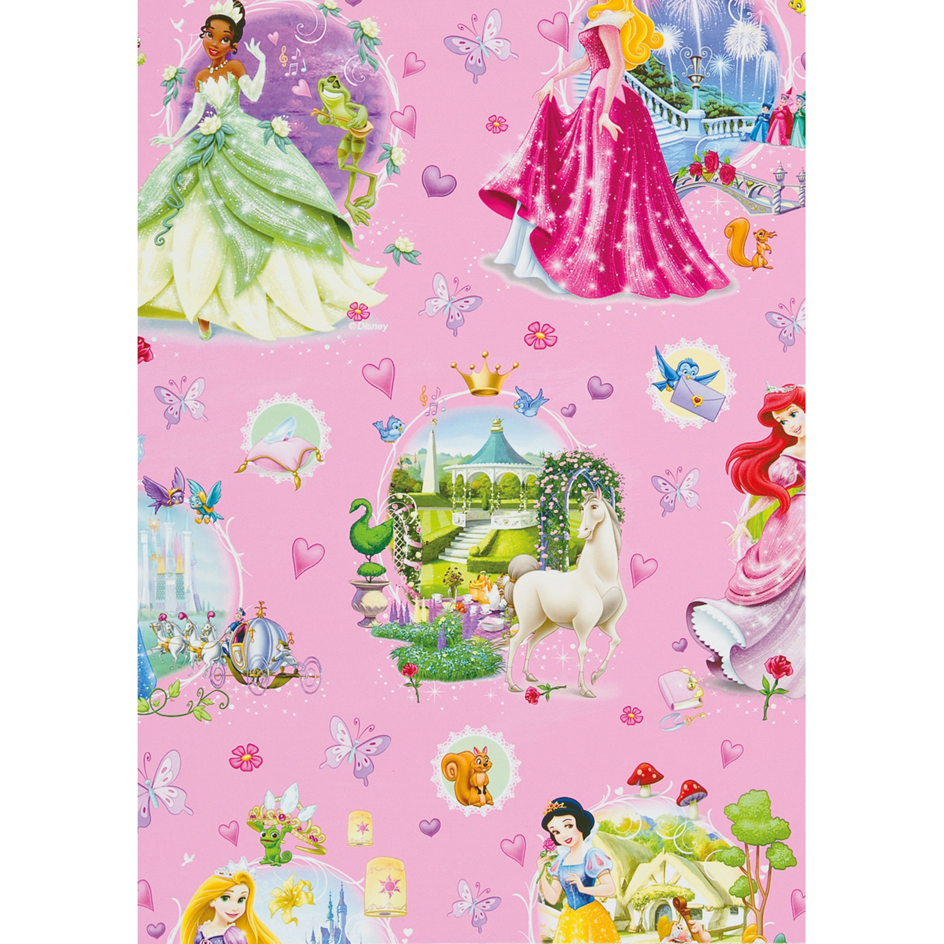 Geschenkpapier - sortierte Disneymotive