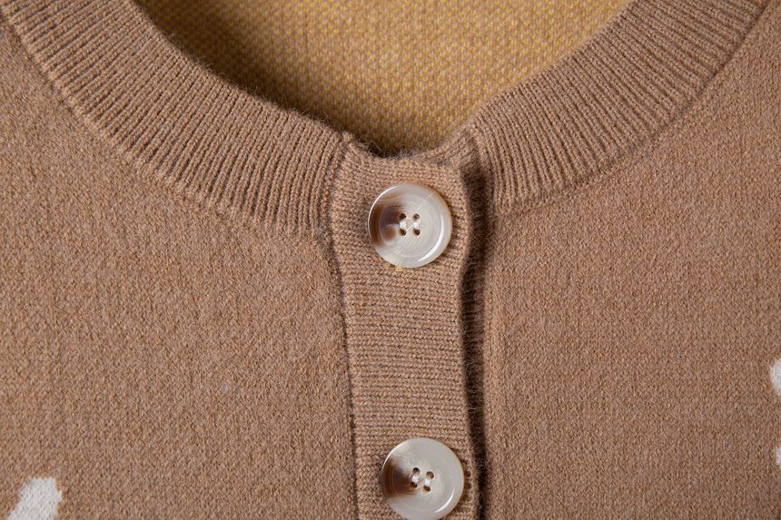 Bolgivy - Gebloemd vest met ronde hals