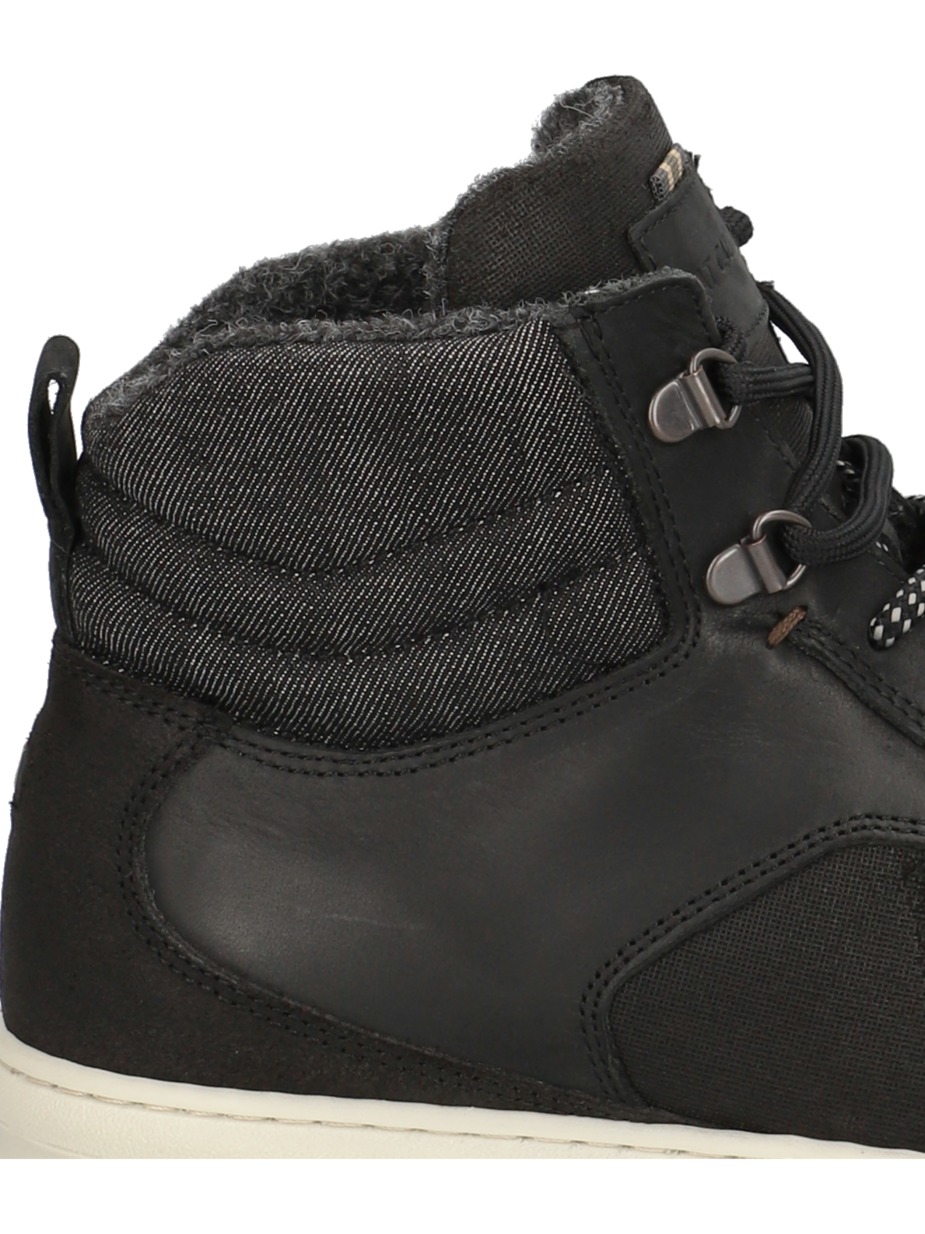 Lederkombination Sneaker Mid Cut