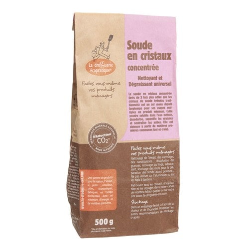 Soude en cristaux 500gr