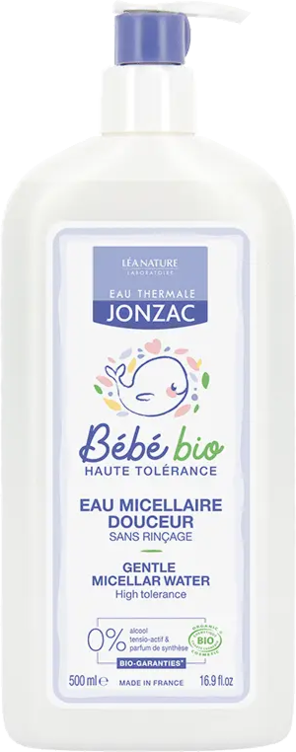 Eau Thermale JONZAC  BébéBio Gentle Micellar Water, 500 ml