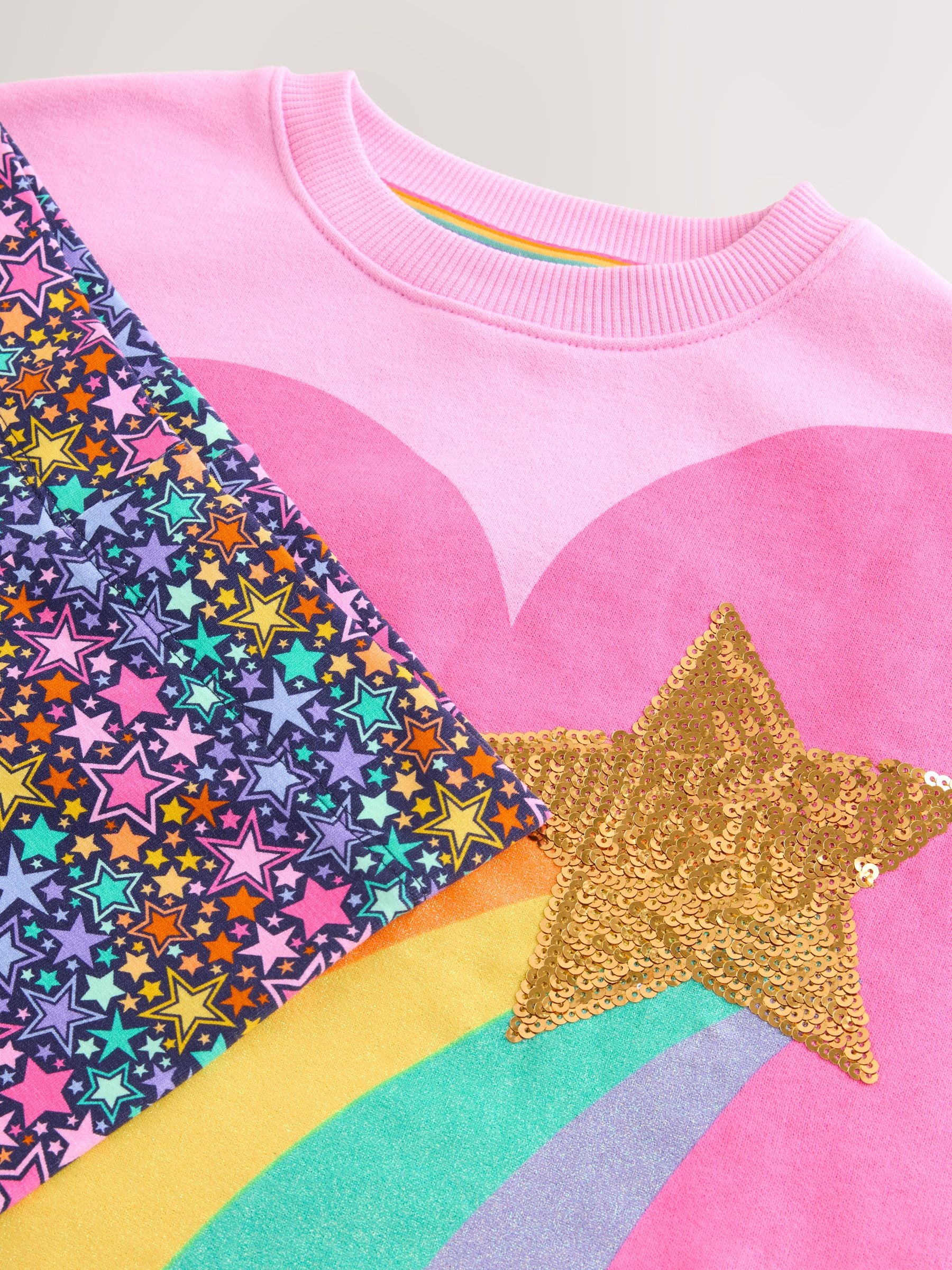 Roze - Little Bird by Jools Oliver 2 Piece Butterfly Rainbow Jumper and Leggings Set