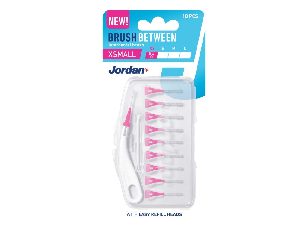 INTERDENTAL BRUSH BETWEEN XS JORDAN 10 UNIDADES