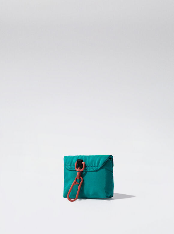 Porta-moedas de nylon - Verde