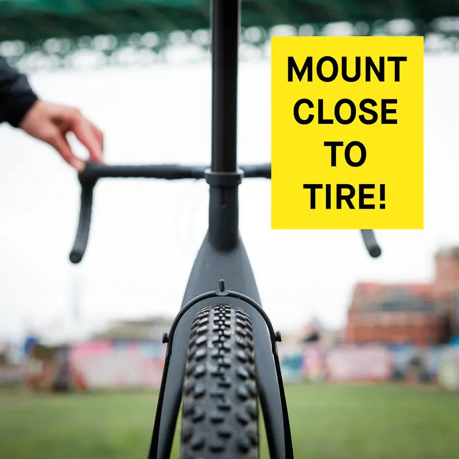 Ass Savers Mini Achterspatbord WGS-2 Win Wing Gravel Paars/Zwart