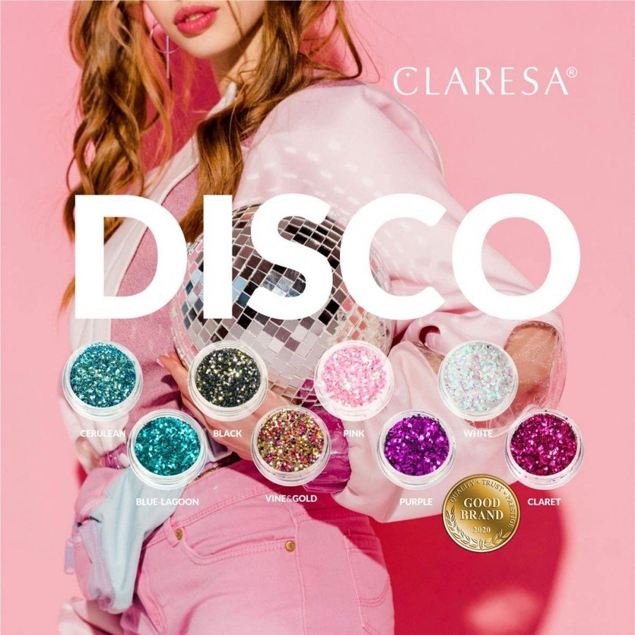 Claresa Disco Nail Decor Blue Lagoon 3ml