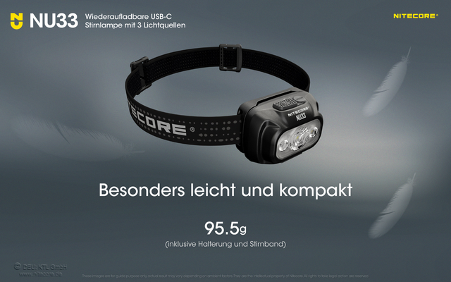 Nitecore Kopflampe NU33 700 Lumen