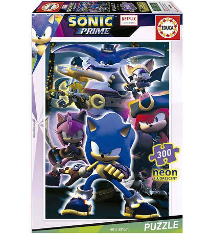 Educa Puzzlespiel - 300 Teile - Sonic Prime Neon