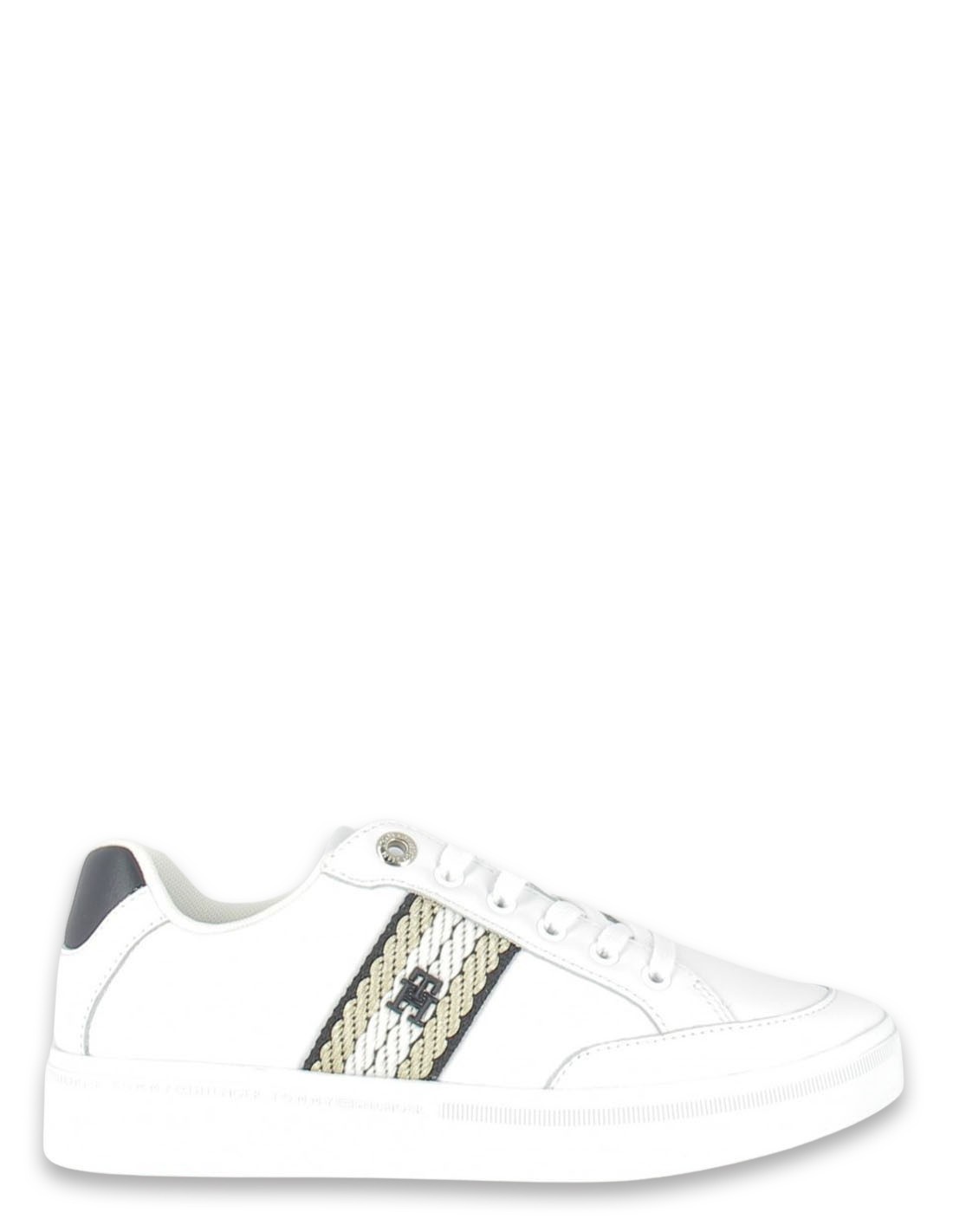 tommy hilfiger Baskets de ville court sneaker with w Femme