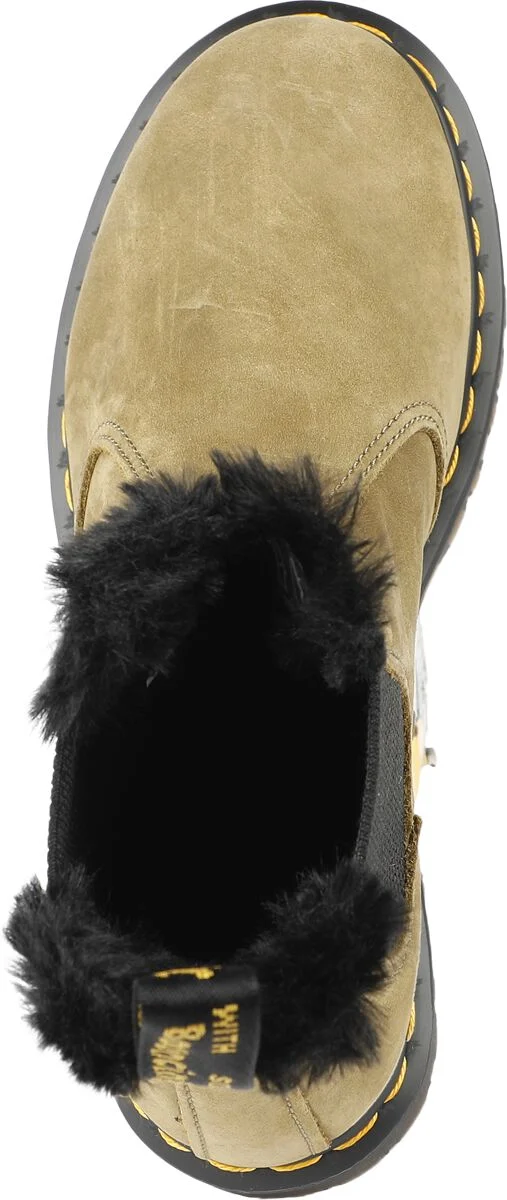 2976 Leonore - Dms Olive Buffbuck | Dr. Martens Bottes