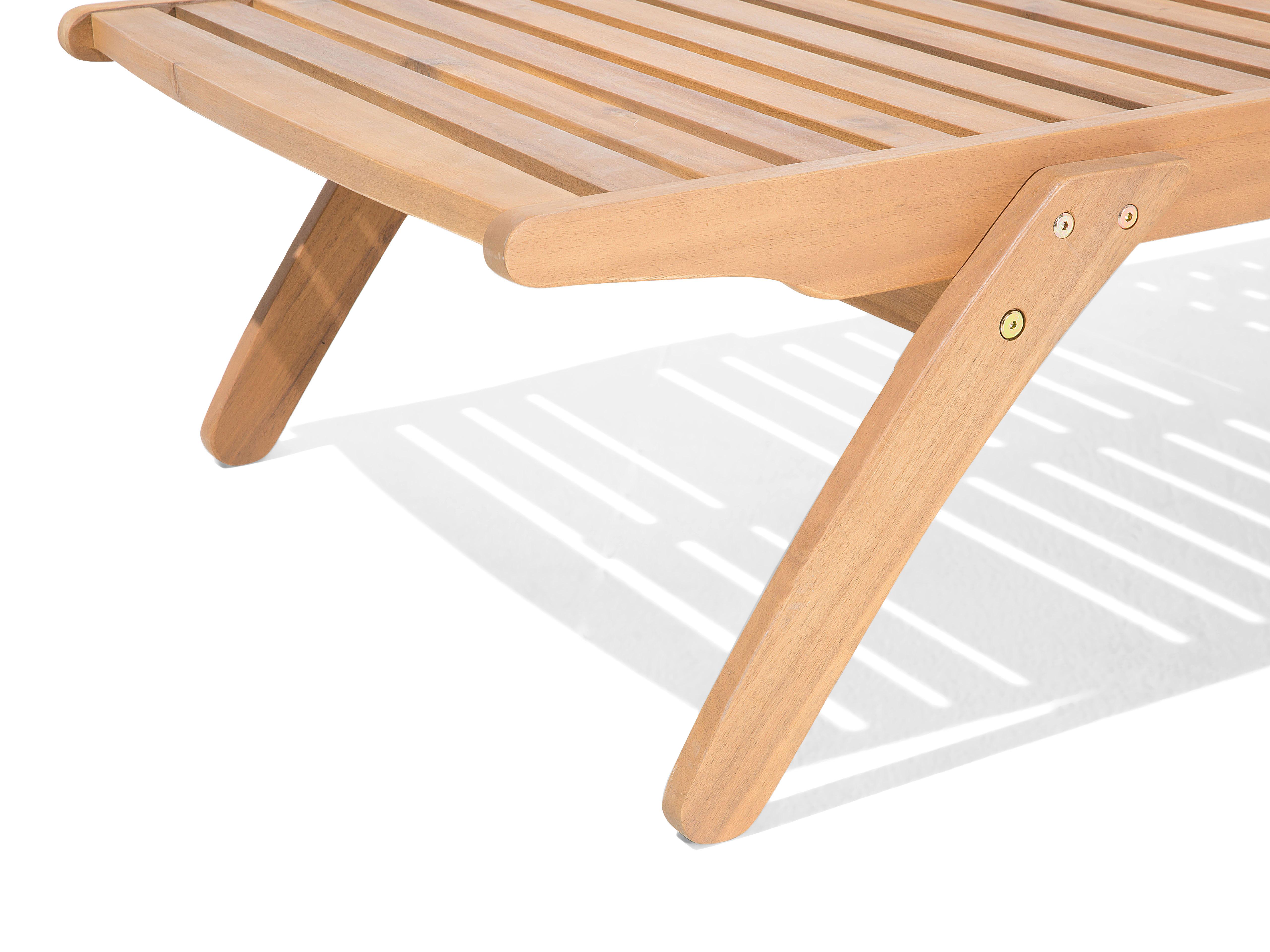 Tuinset met ligstoelen 8-zits CESANA Acaciahout Lichtbruin