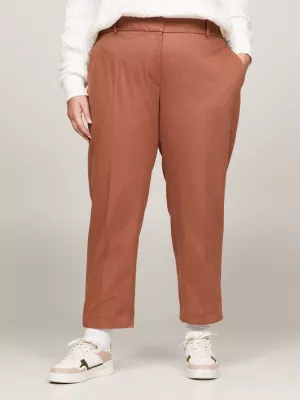 Calças chino Curve Essential Slim Fit de perna reta