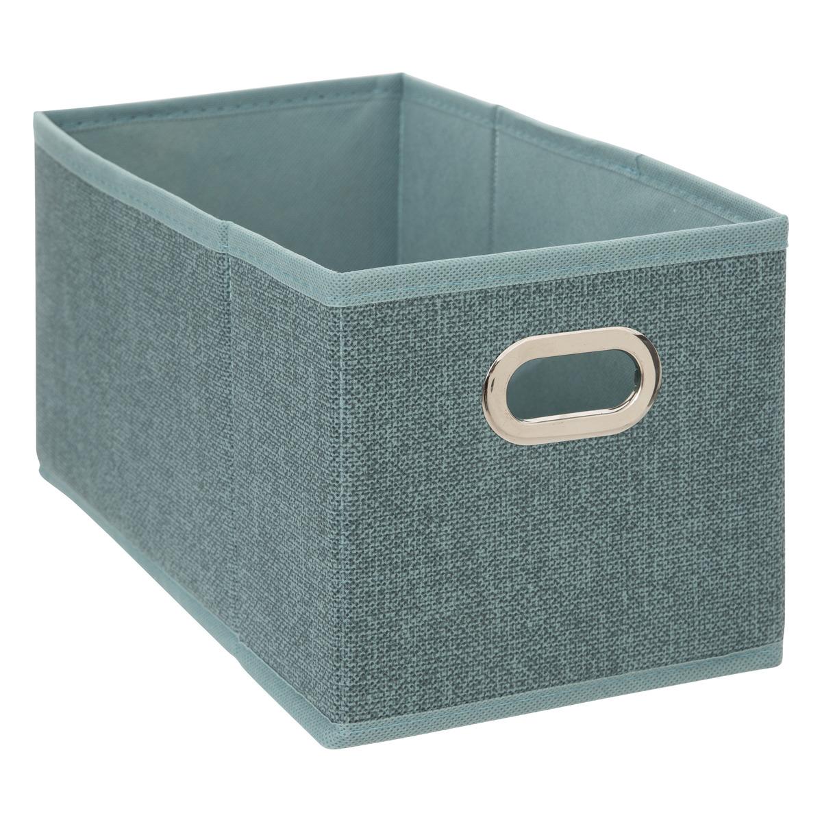 BOITE DE RANGEMENT 15X31CM PETROLE CHINE