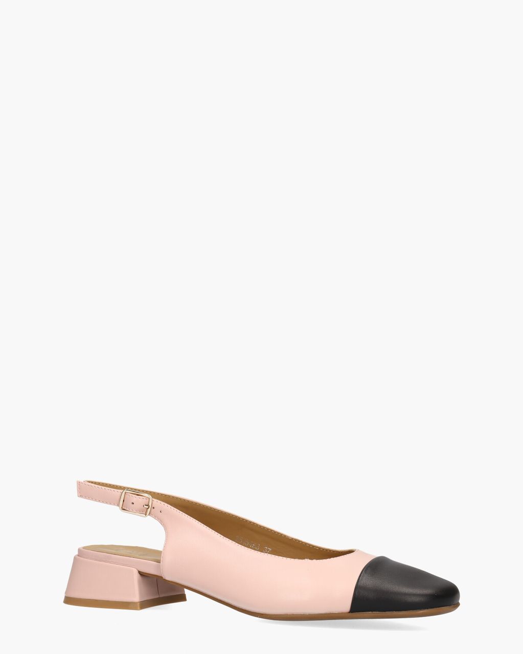 Di Lauro Wendelien Lichtroze/Zwart Dames Slingbackloafers