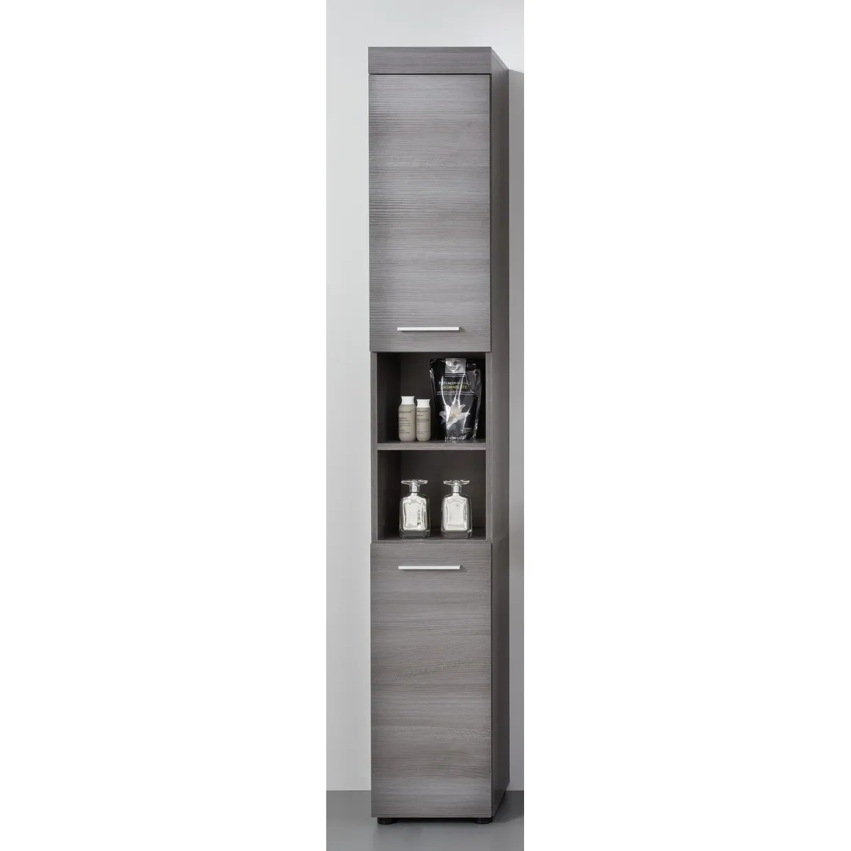 Meuble salle de bain EPIKASA Moon - Gris et Blanc