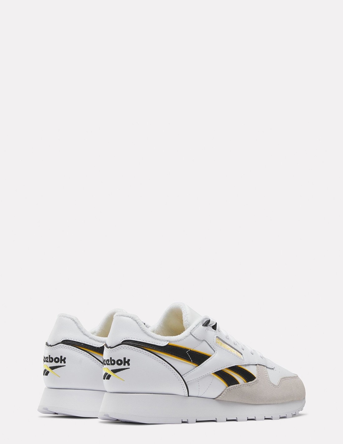reebok Sneakers Homme Classic Leather Blanc/Jaune