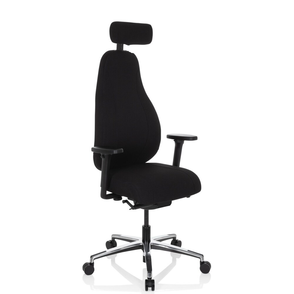 High End Bürostuhl RESISTIO Stoff mit Armlehnen (höhenverstellbar) hjh OFFICE