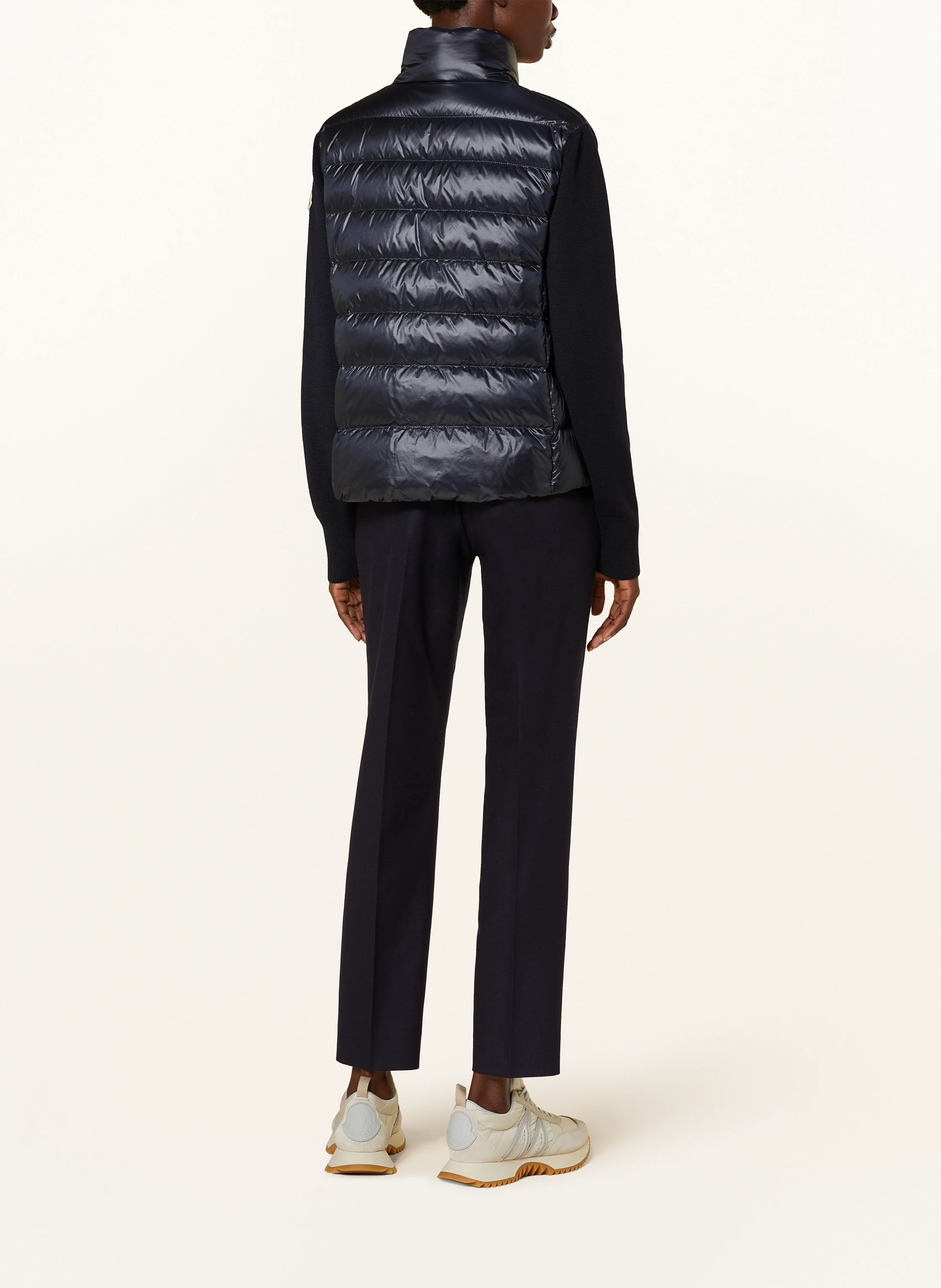 MONCLER Daunenjacke im Materialmix