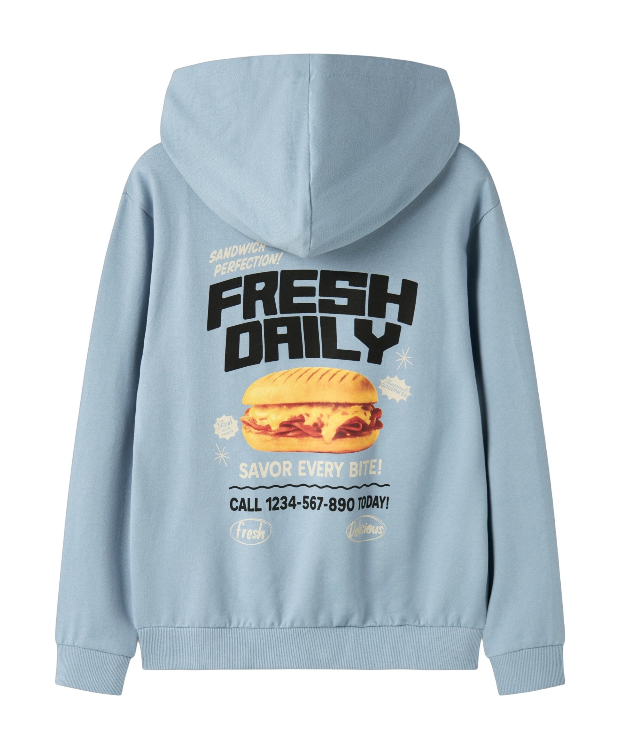 Name it Jongens hoodie blauw