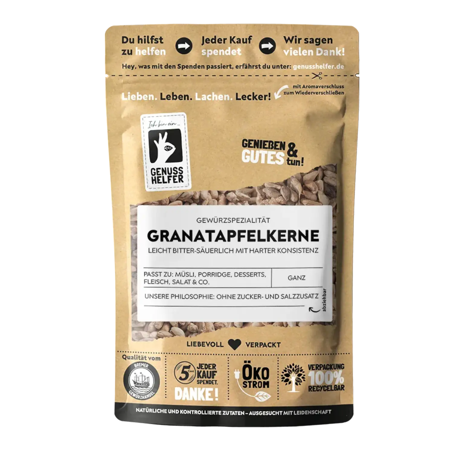 Granatapfelkerne, ganz, 3er Pack