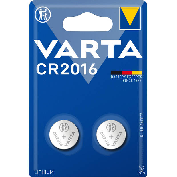 Varta Professional CR2016 batterij - 2 stuks