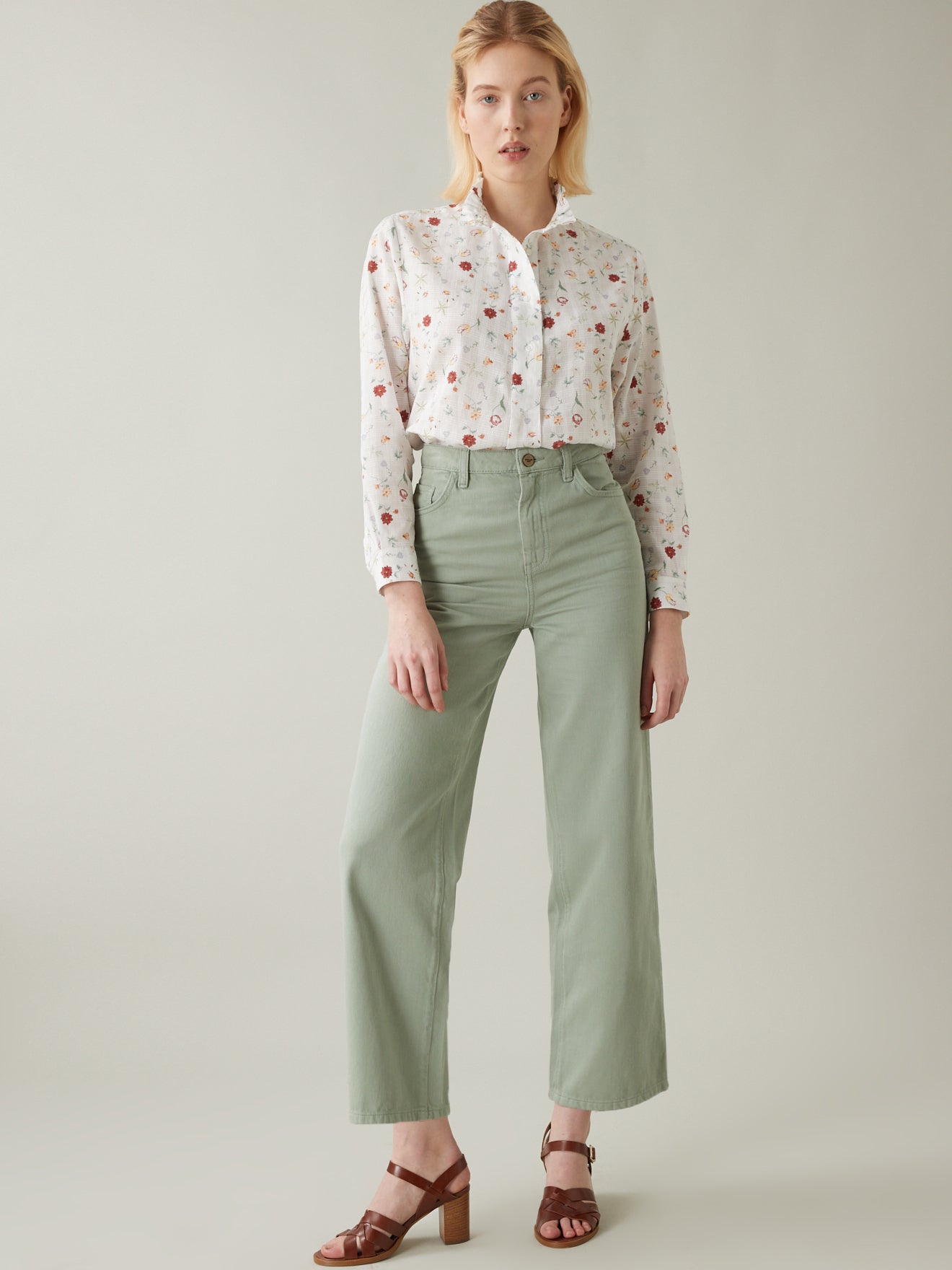 Jean Large Femme Emilie - coton biologique, délavage écoresponsable