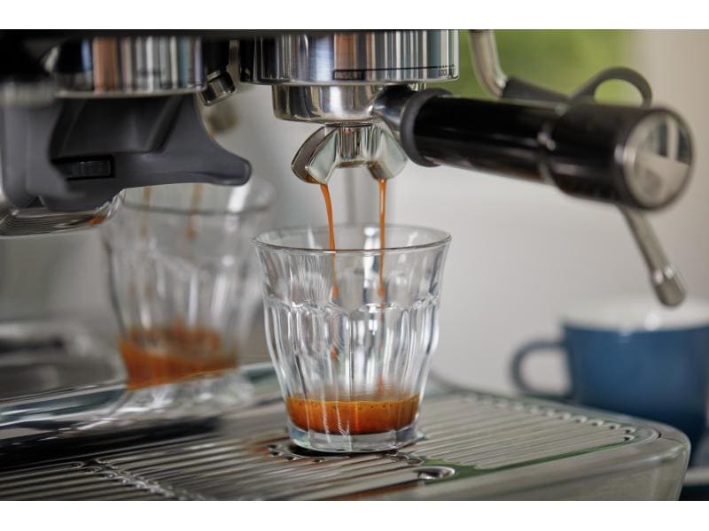 Sage Siebträgermaschine Barista Pro Silber Professionelle Espressomaschine, silbern