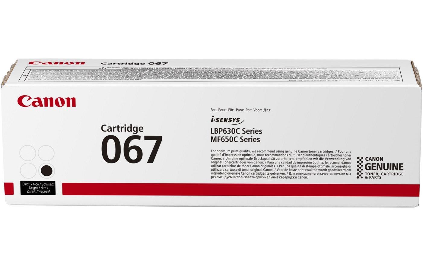 Toner 067 / 5102C002 BlackDruckerpatrone, Schwarz