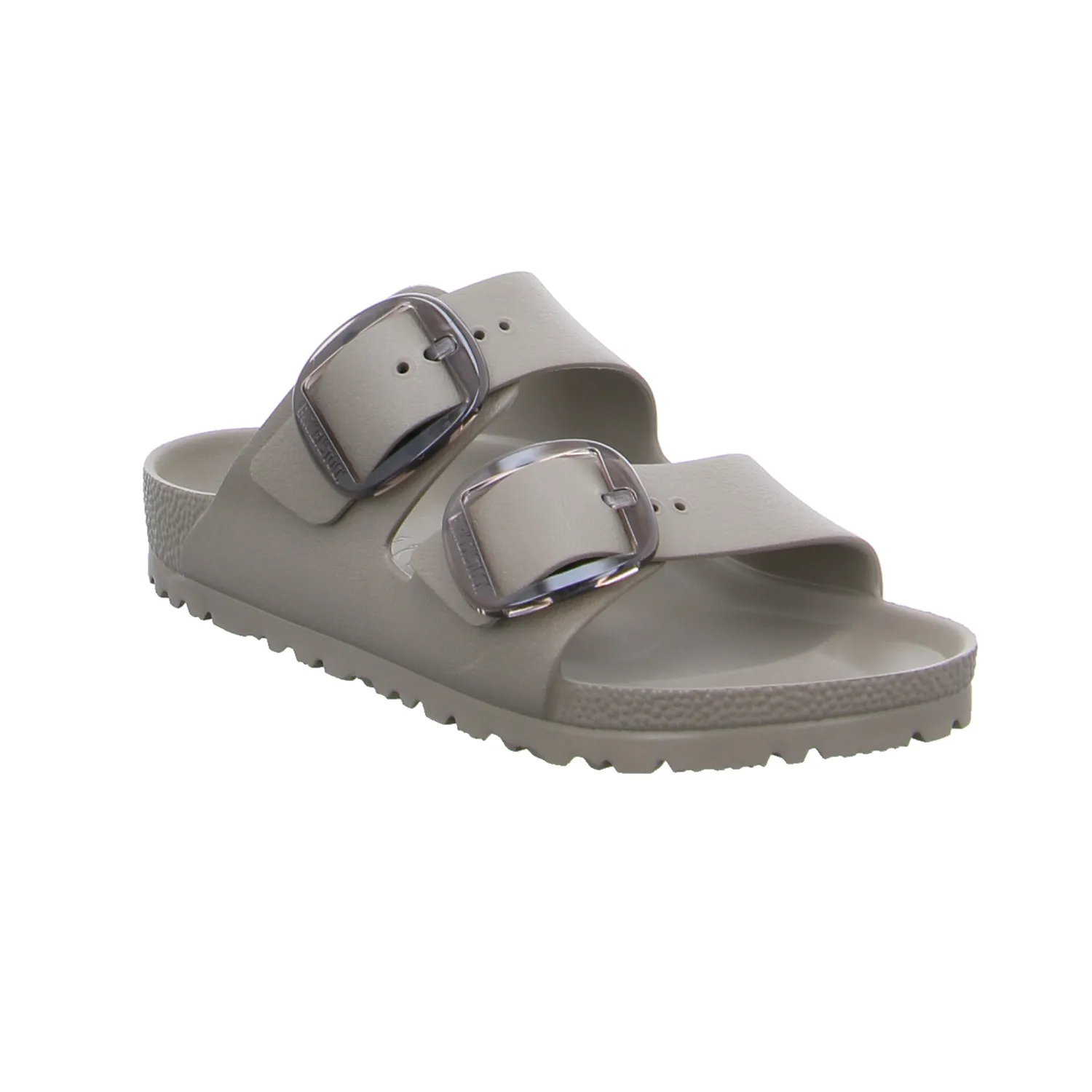 BIRKENSTOCK Badeschuh Taupe Lederimitat